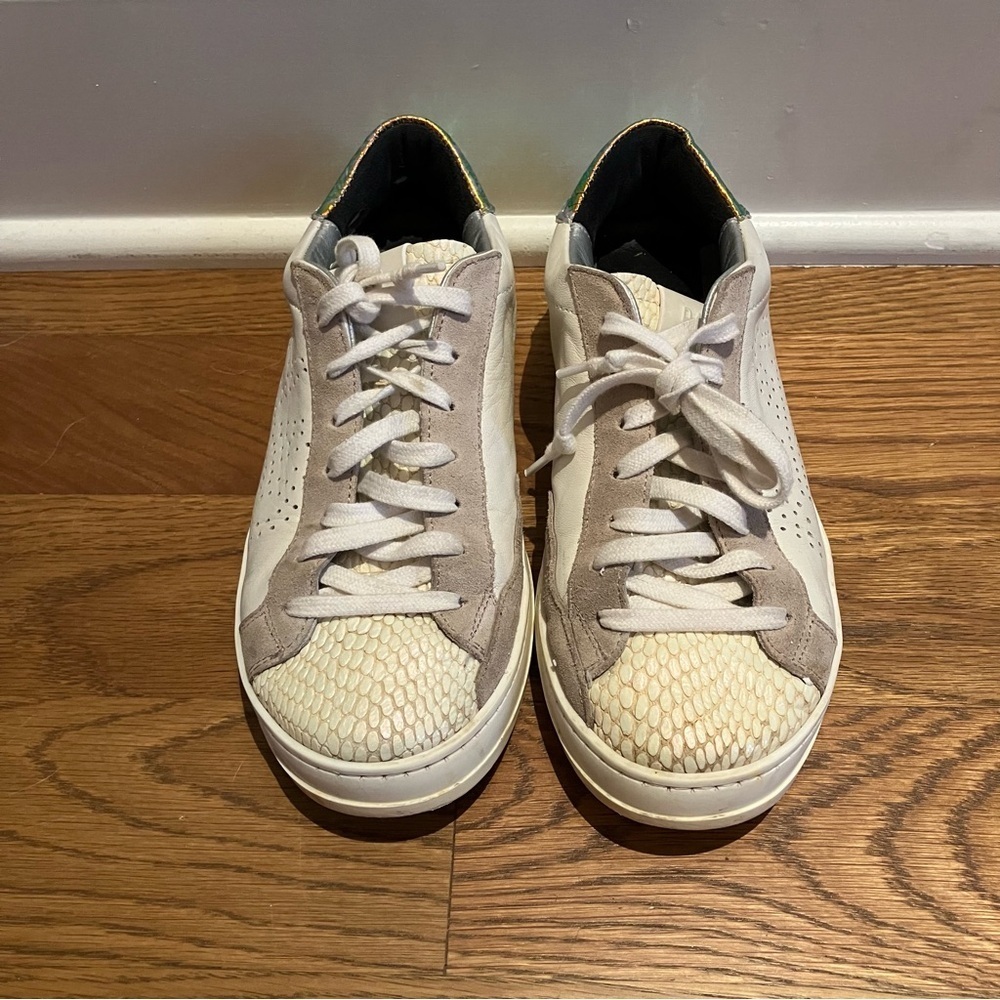 P448 White Leather John Sneaker Snakeskin
& Holographic Details (36) - Picture 5 of 12